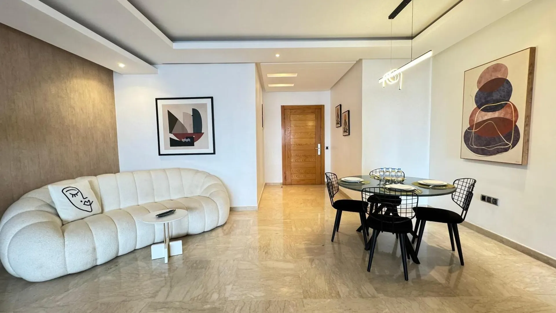 Penthouse View 2Br Terrace - Appartali Luxury Platform 카사블랑카