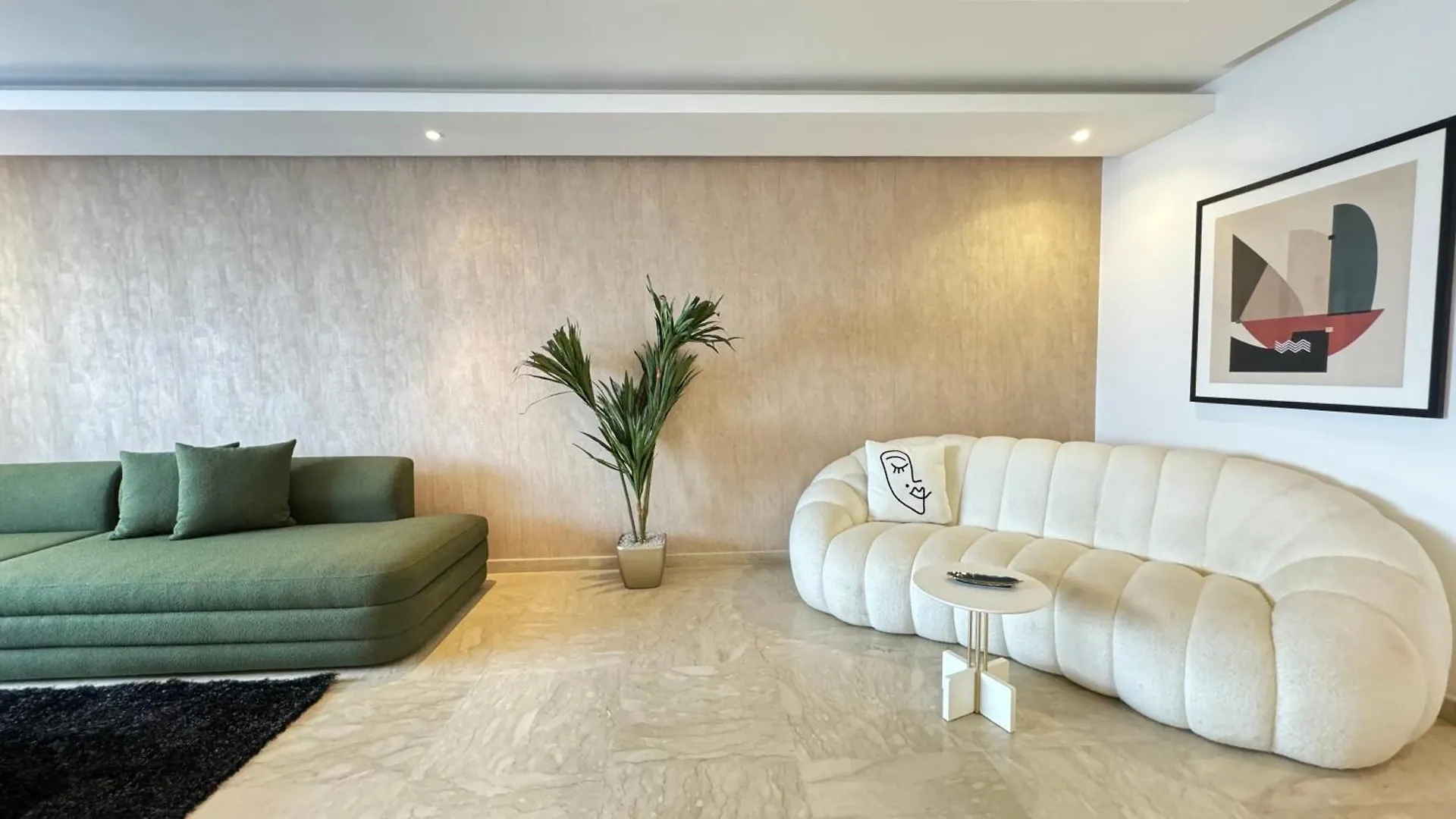 Penthouse View 2Br Terrace - Appartali Luxury Platform 카사블랑카