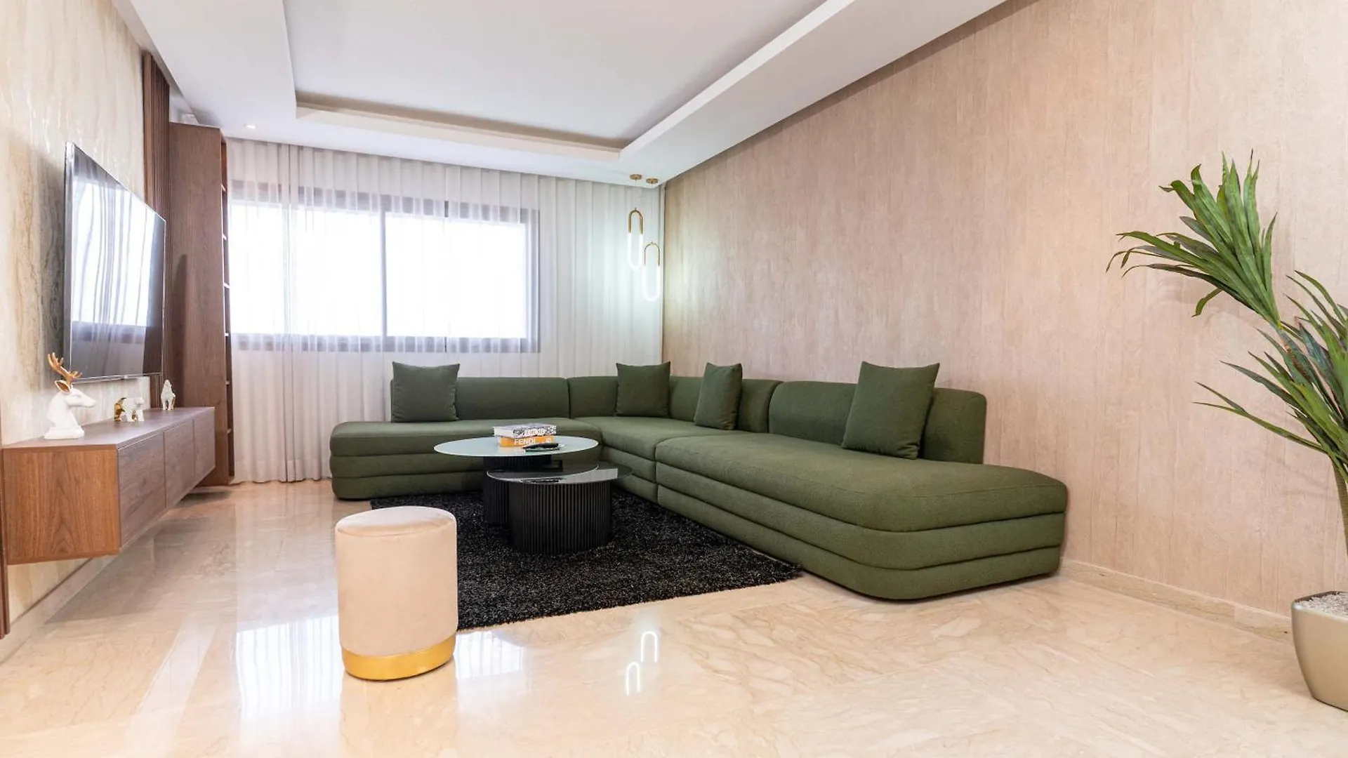 Penthouse View 2Br Terrace - Appartali Luxury Platform 카사블랑카 0*,  모로코