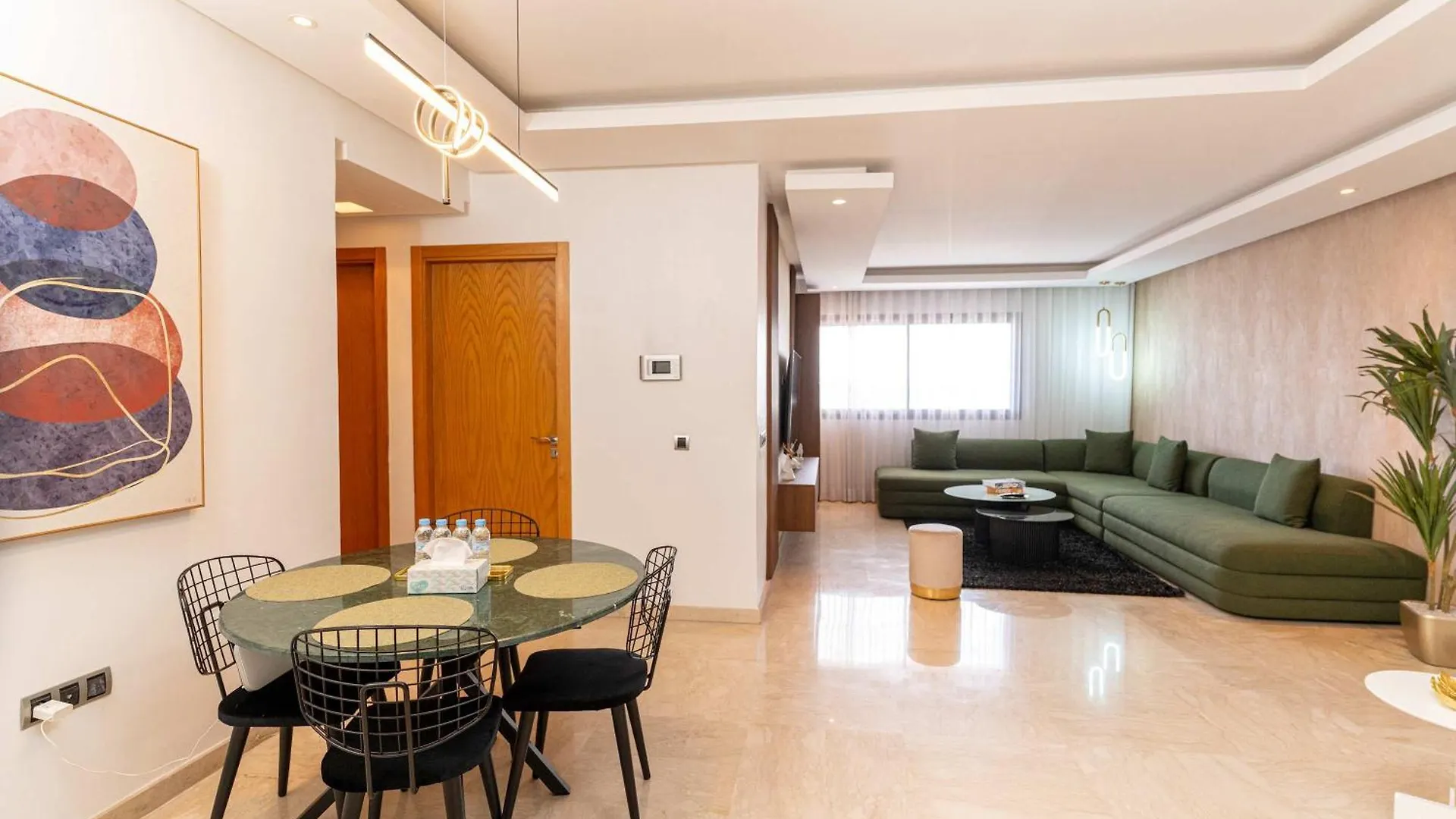 Penthouse View 2Br Terrace - Appartali Luxury Platform 카사블랑카 0*,